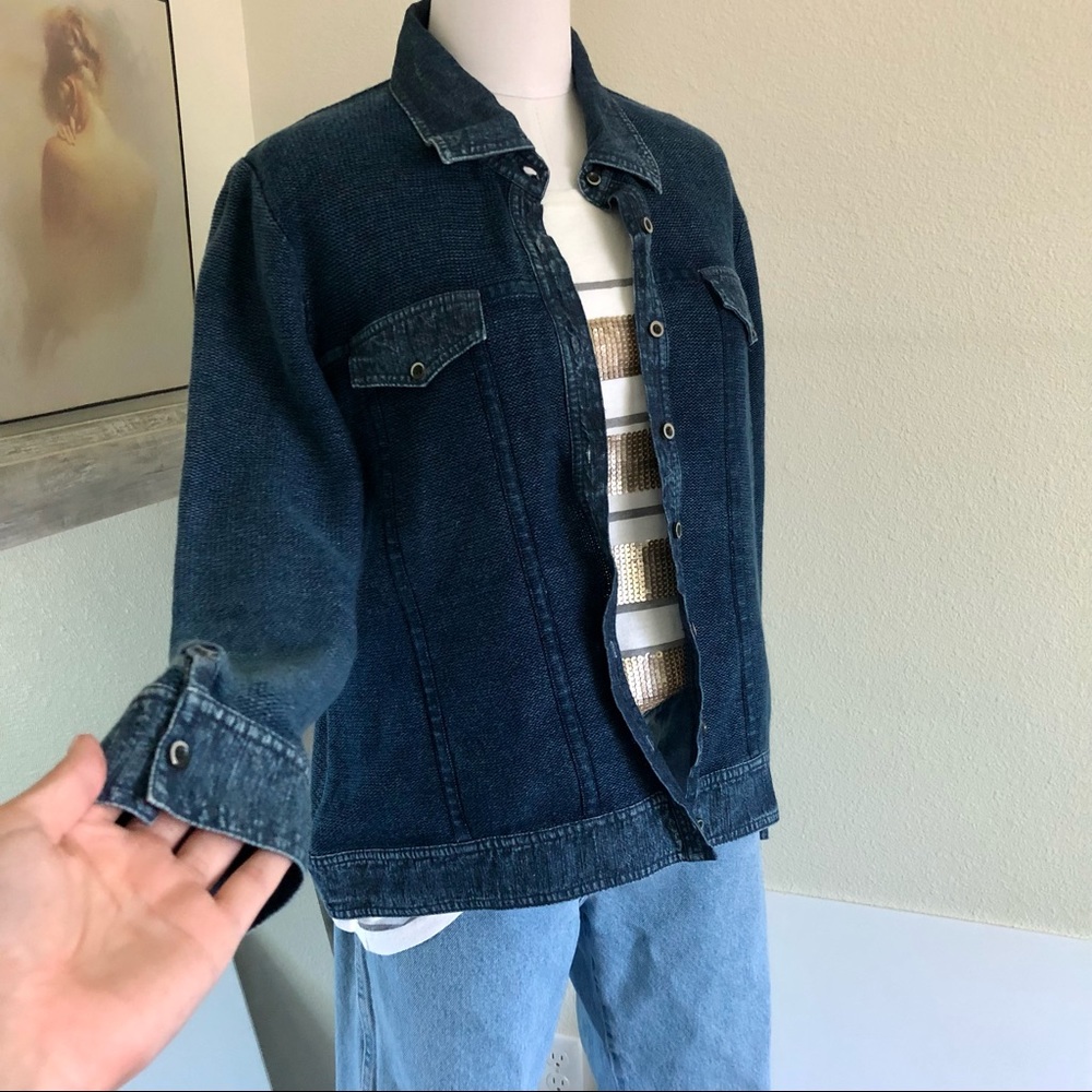 Susan Bristol Soft Jean Jacket. Size XL😮😮